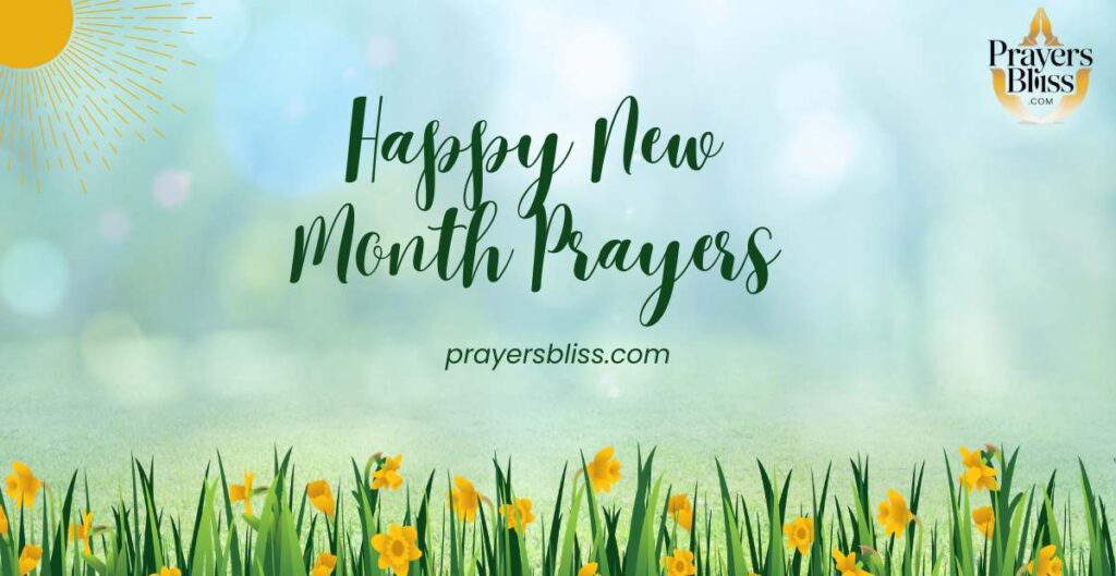 Happy New Month Prayers