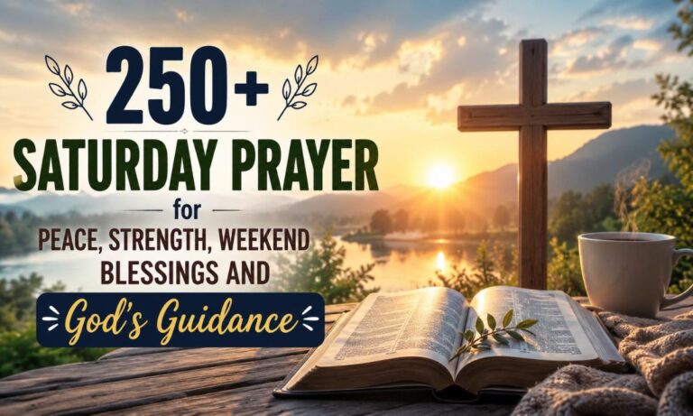 250+ Saturday Prayer