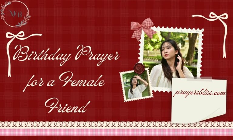 Birthday Prayer for a Female Friend