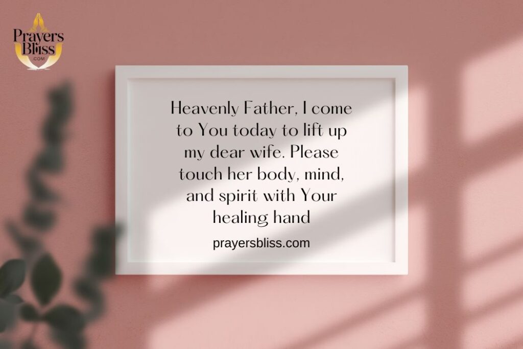 Healing Prayer for Wife