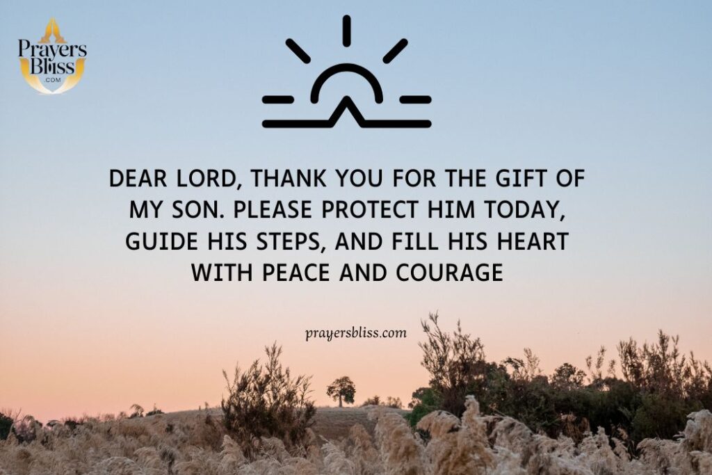 Morning Prayer for My Son (1)