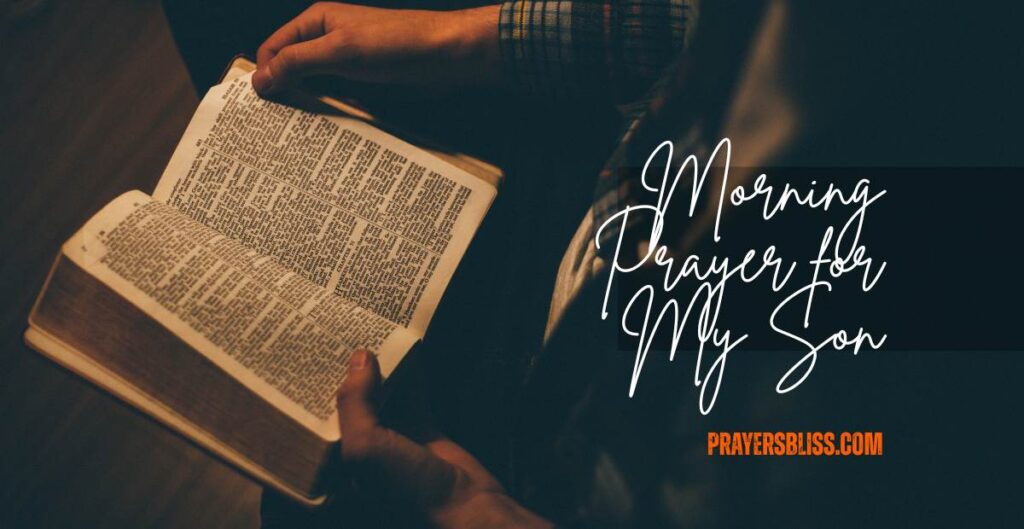 Morning Prayer for My Son