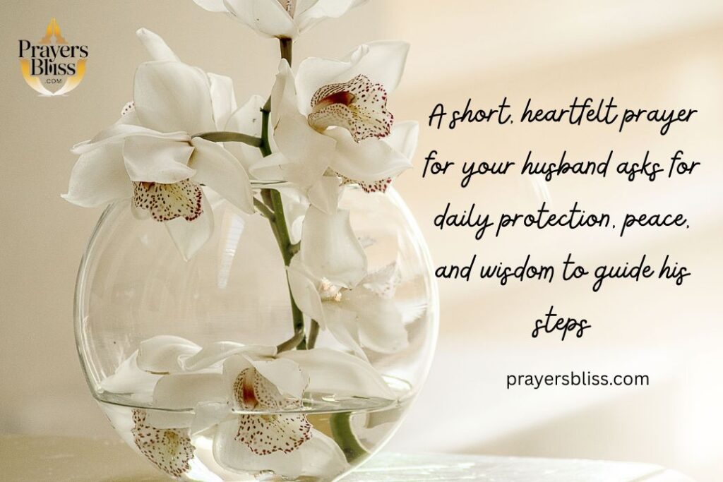 Short Prayer for Husband