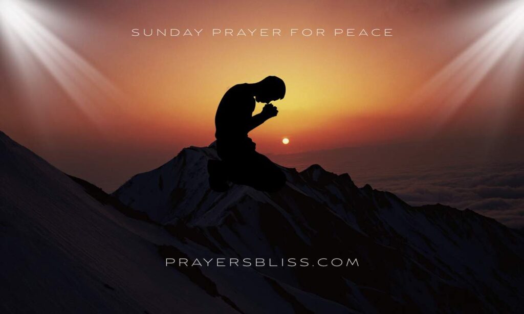 Sunday Prayer for Peace