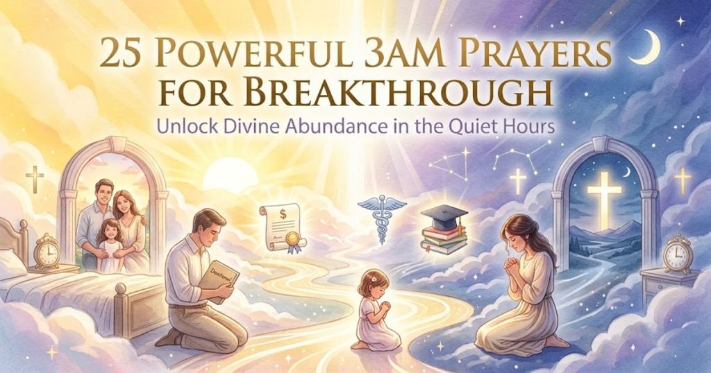 25 Powerful 3AM Prayers for Breakthrough