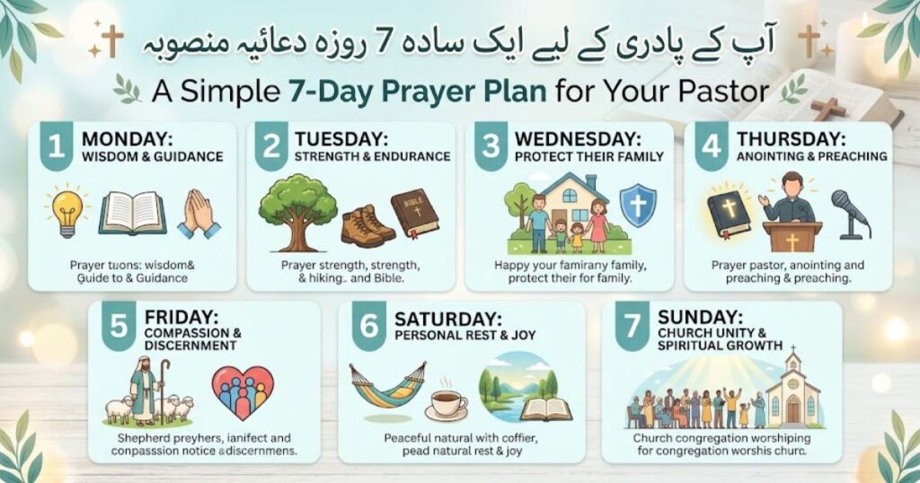 A Simple 7-Day Prayer Plan for Your Pastor