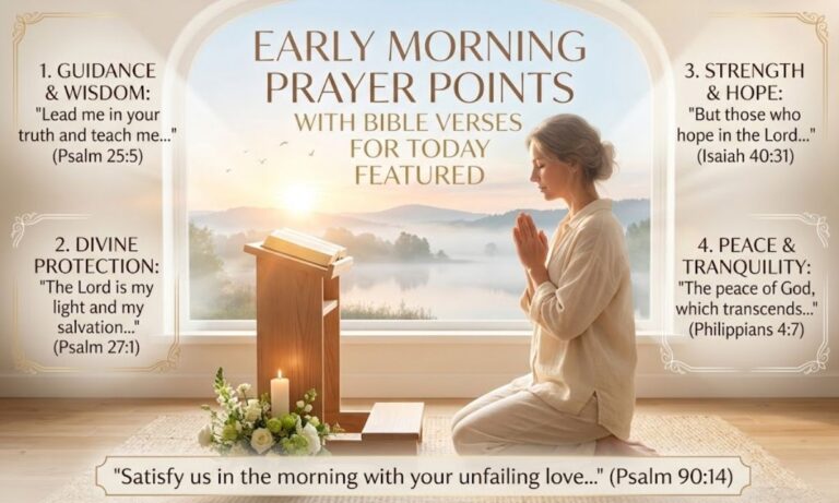 Early Morning Prayer Points
