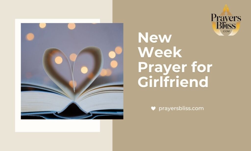 New Week Prayer for Girlfriend