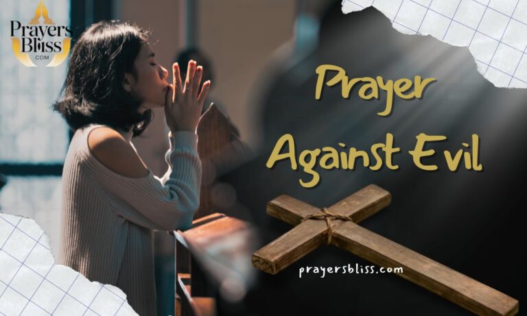 Prayer Against Evil