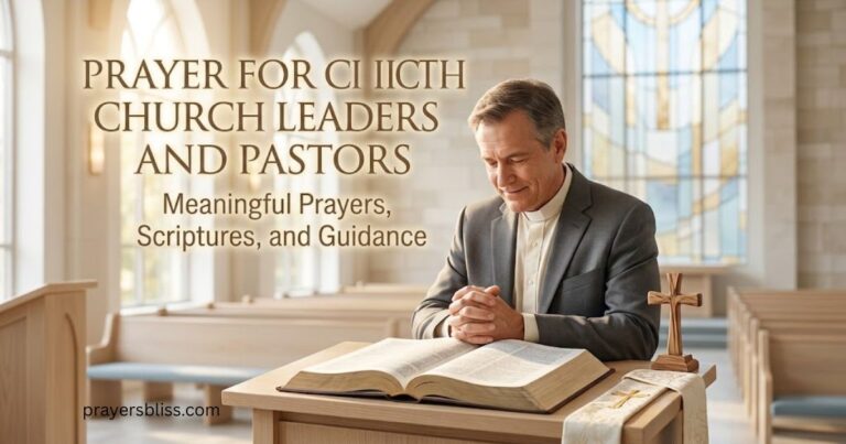 Prayer for Church Leaders and Pastors (1)