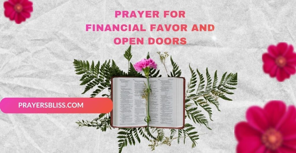 Prayer for Financial Favor and Open Doors