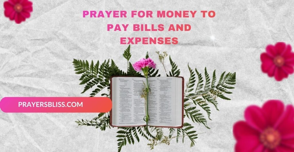 Prayer for Money to Pay Bills and Expenses