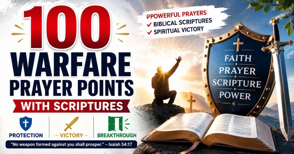 Warfare Prayer Points With Scriptures