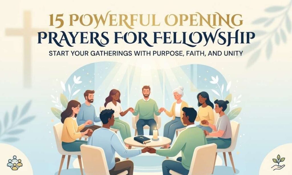 15 Powerful Opening Prayers for Fellowship