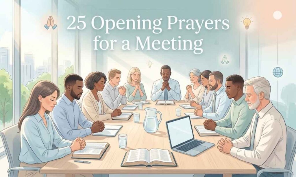 25 Opening Prayers for a Meeting