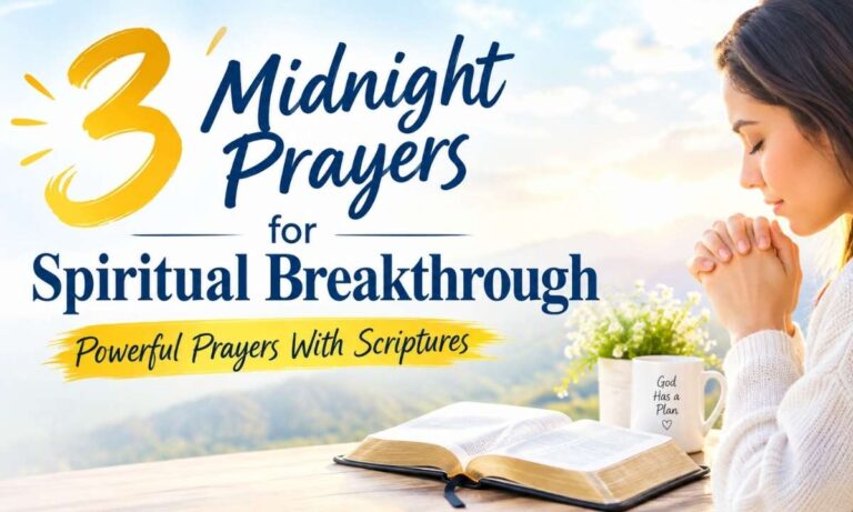 3 Midnight Prayers for Spiritual Breakthrough