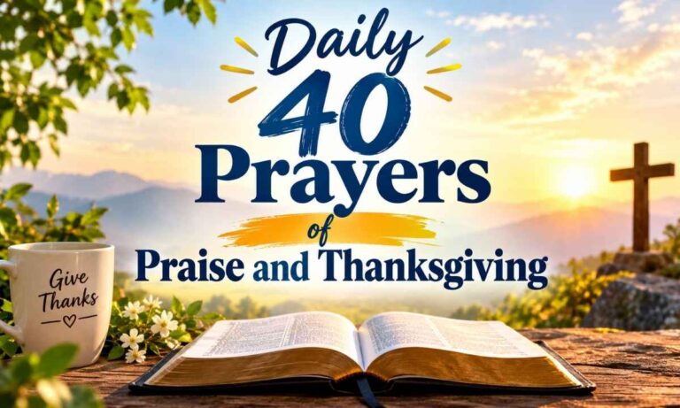 Daily 40 Prayers of Praise and Thanksgiving