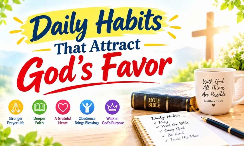 Daily Habits That Attract Gods Favor