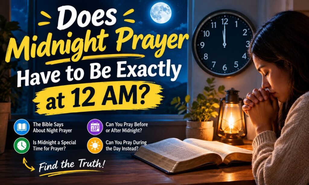 Does Midnight Prayer Have to Be Exactly at 12 AM