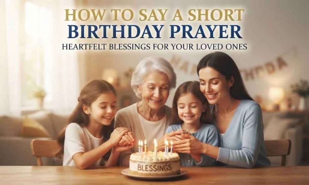How to Say a Short Birthday Prayer