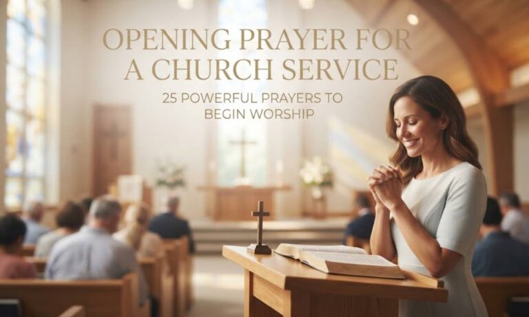 Opening Prayer for a Church Service