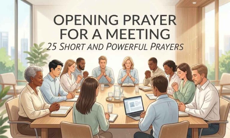 Opening Prayer for a Meeting