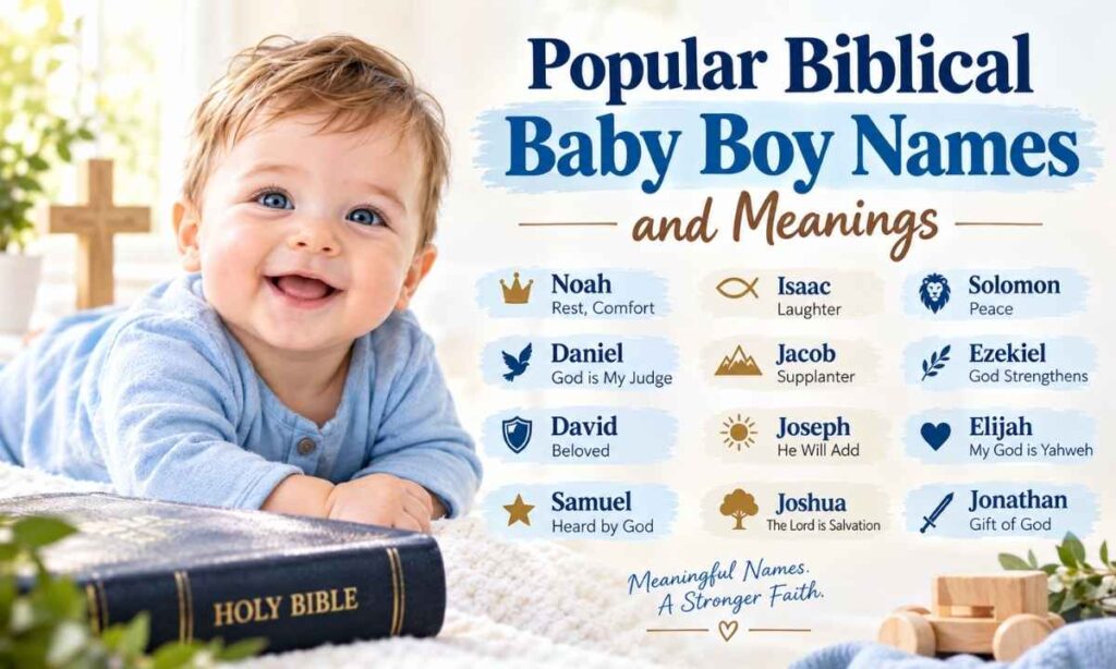 Popular Biblical Baby Boy Names and Meanings