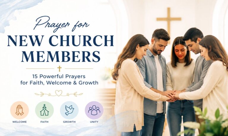 Prayer for New Church Members