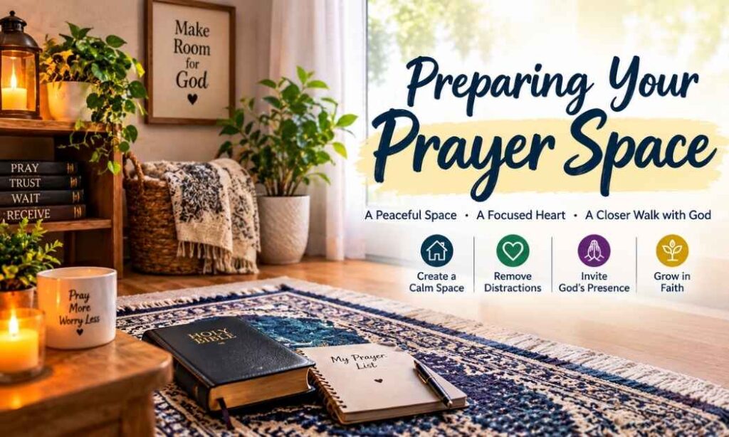 Preparing Your Prayer Space