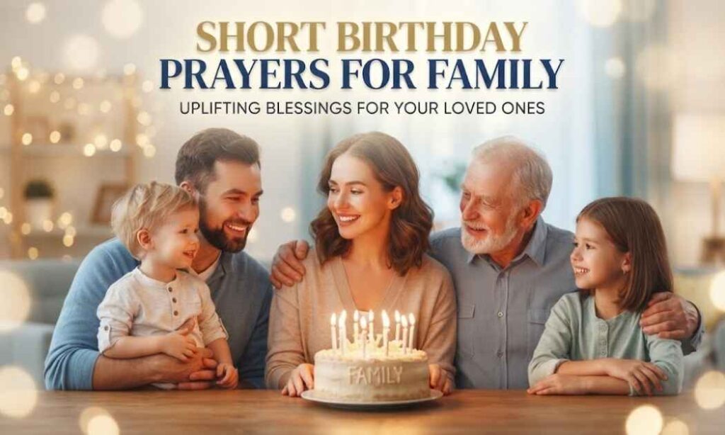Short Birthday Prayers for Family