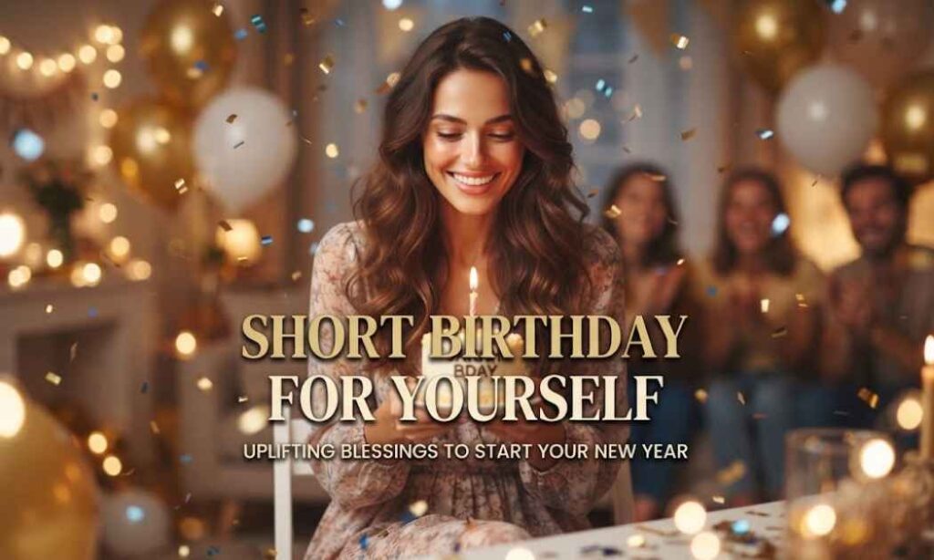 Short Birthday Prayers for Yourself