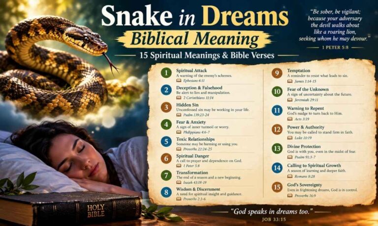 Snake in Dreams Biblical Meaning