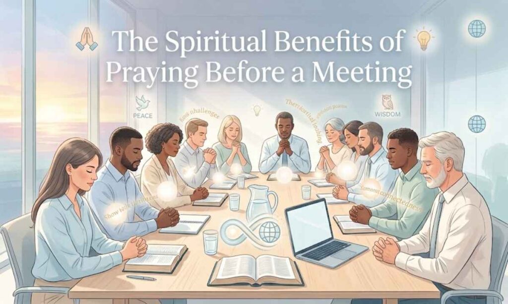 The Spiritual Benefits of Praying Before a Meeting