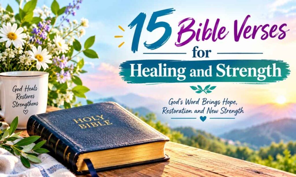 15 Bible Verses for Healing and Strength
