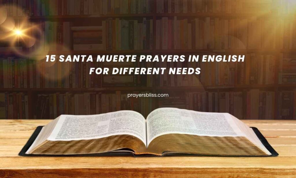 15 Santa Muerte Prayers in English for Different Needs