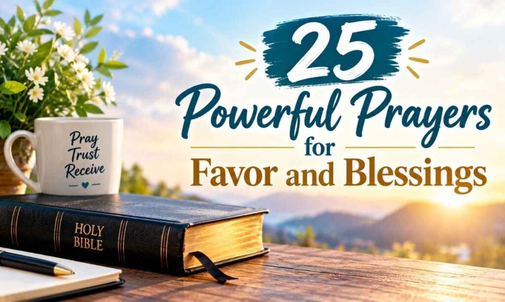 25 Powerful Prayers for Favor and Blessings