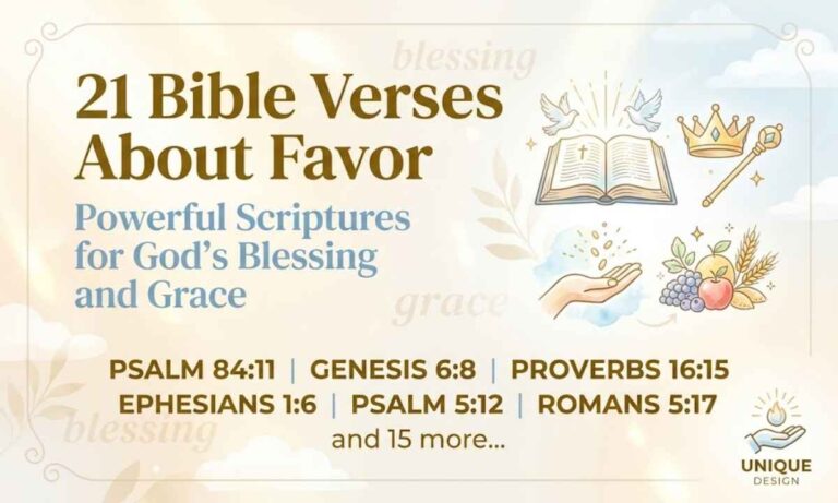 Bible Verses About Favor