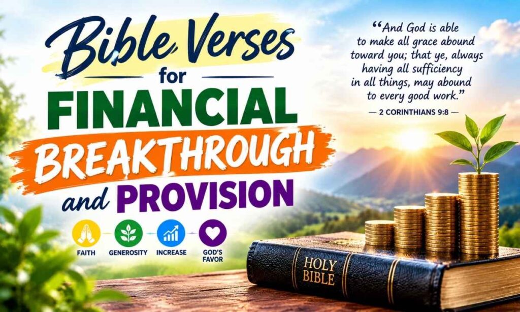 Bible Verses for Financial Breakthrough and Provision
