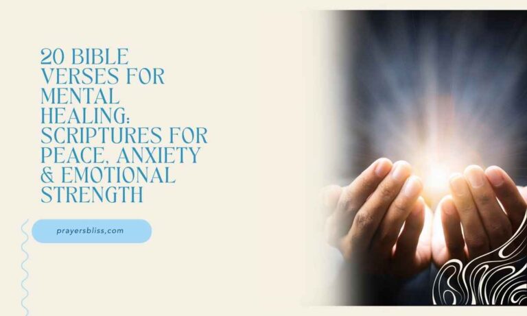 Bible Verses for Mental Healing