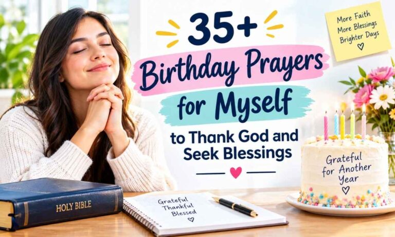 Birthday Prayers for Myself