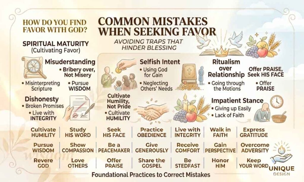 Common Mistakes When Seeking Favor