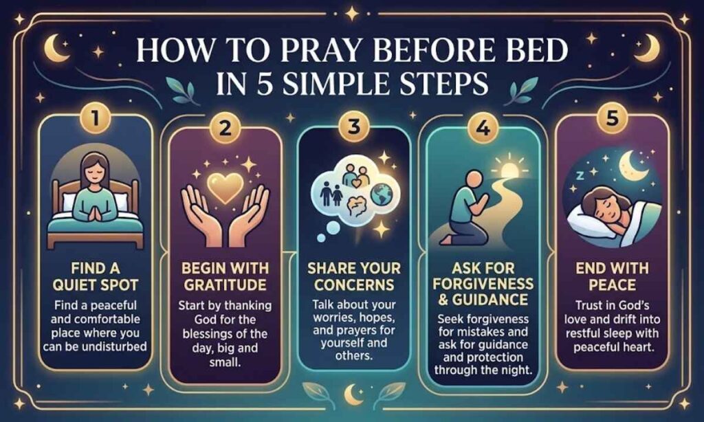 How to Pray Before Bed in 5 Simple Steps