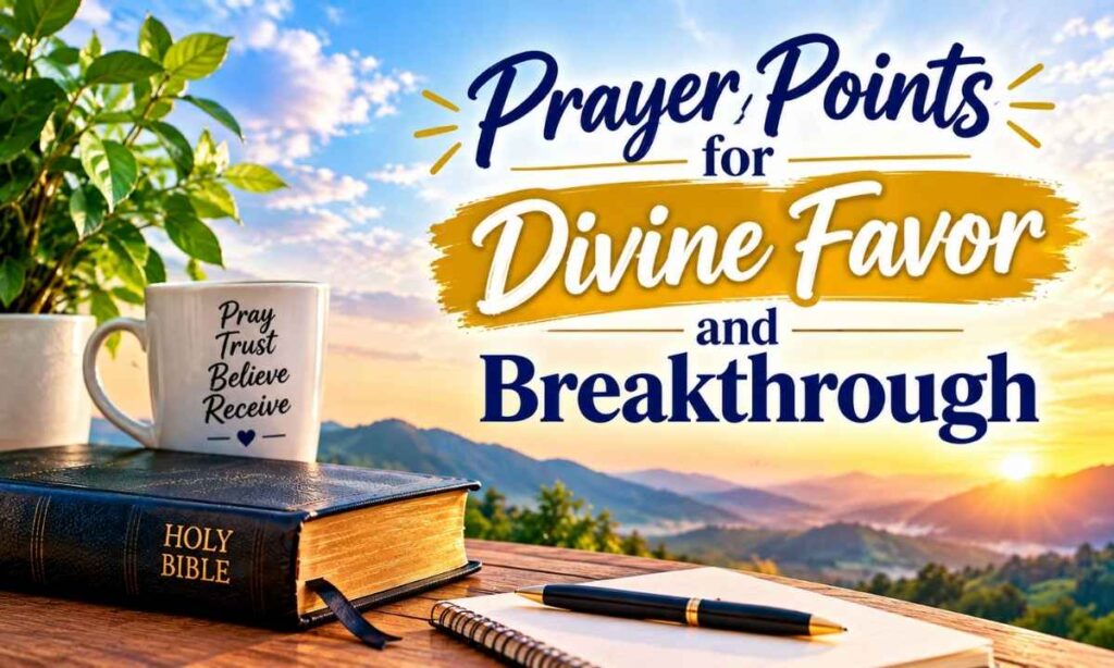 Prayer Points for Divine Favor and Breakthrough
