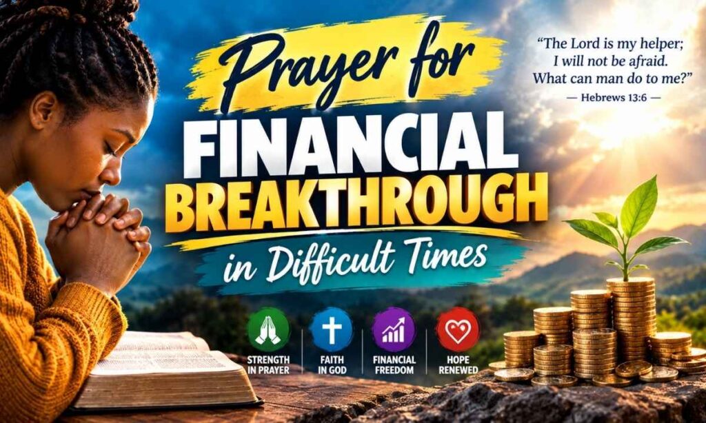 Prayer for Financial Breakthrough in Difficult Times