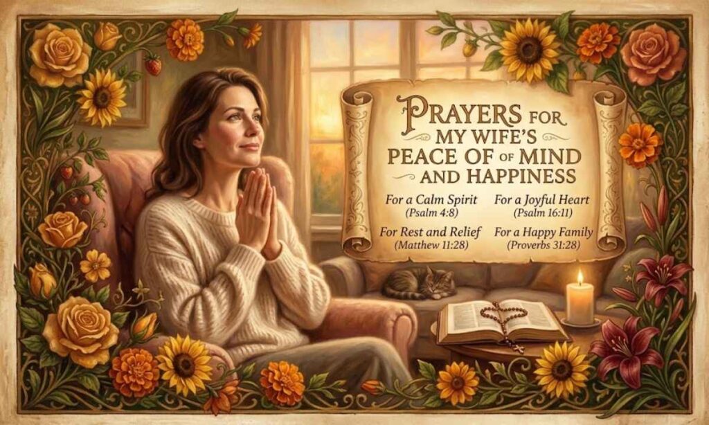 Prayers for My Wifes Peace of Mind and Happiness