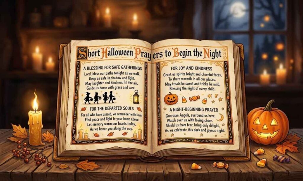 Short Halloween Prayers to Begin the Night