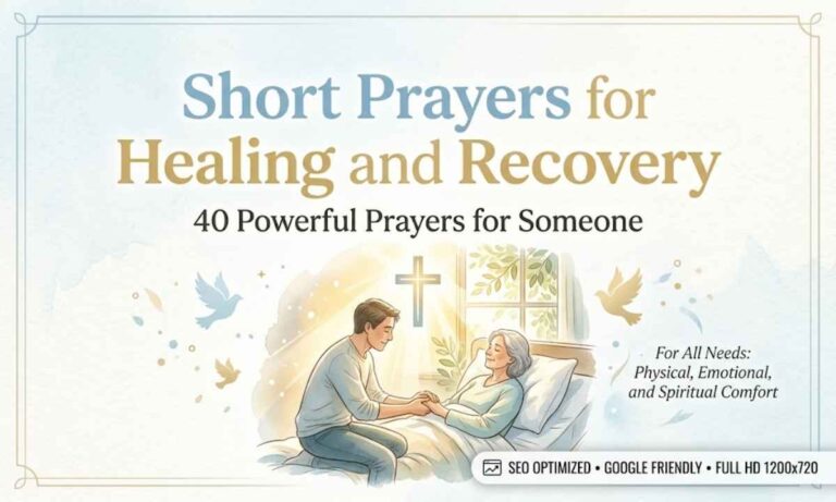 Short Prayers for Healing and Recovery for Someone