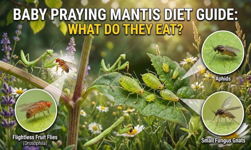 What Do Baby Praying Mantis Eat