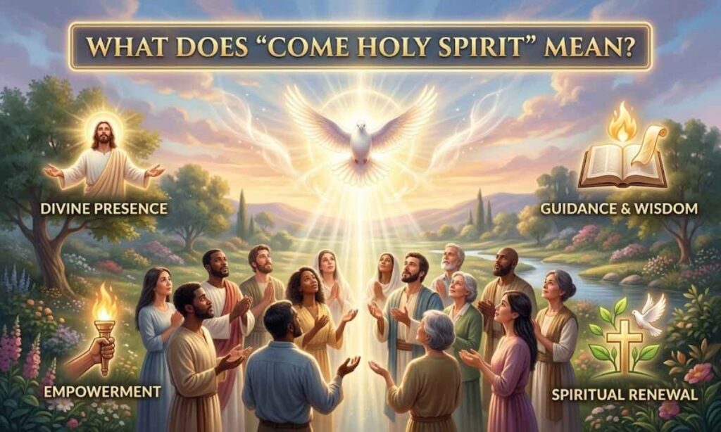 What Does Come Holy Spirit Mean