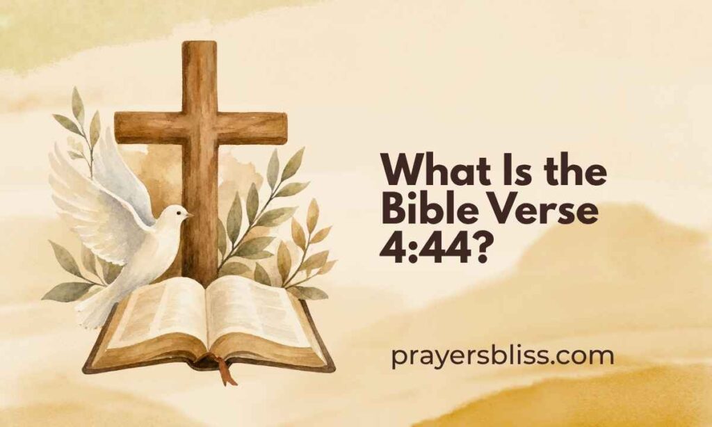 What Is the Bible Verse 444